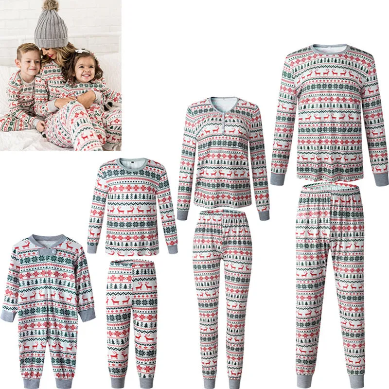 2024 New Family Matching Christmas Pajamas Set