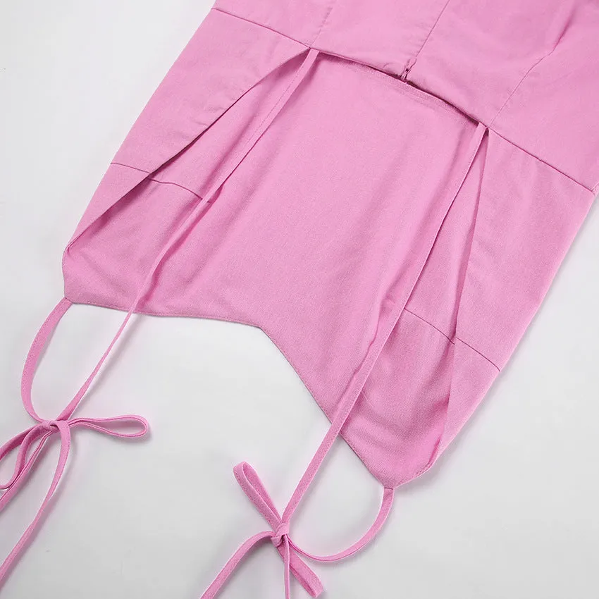 Amozae homecoming dresses Style Summer 2024 Sexy Strap Cotton Linen Pink Short Nightdress Soft Home Wear Women Can Wear outside Fashion