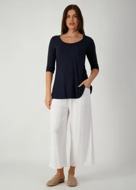 Aretha 3/4 Sleeve Bamboo Top