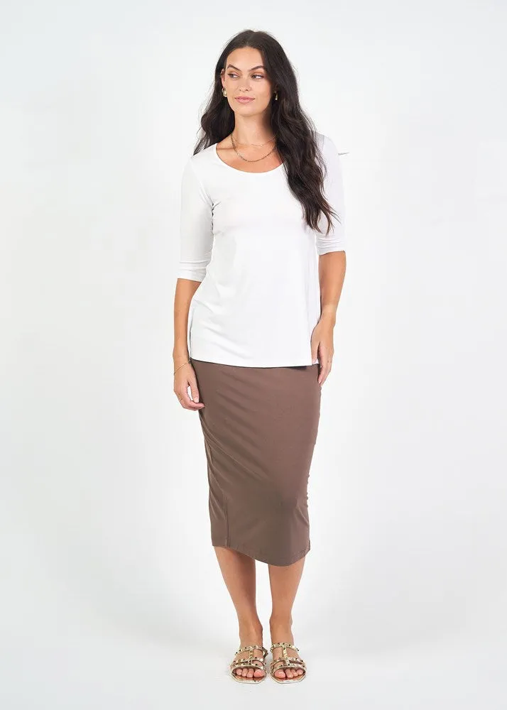 Aretha 3/4 Sleeve Bamboo Top