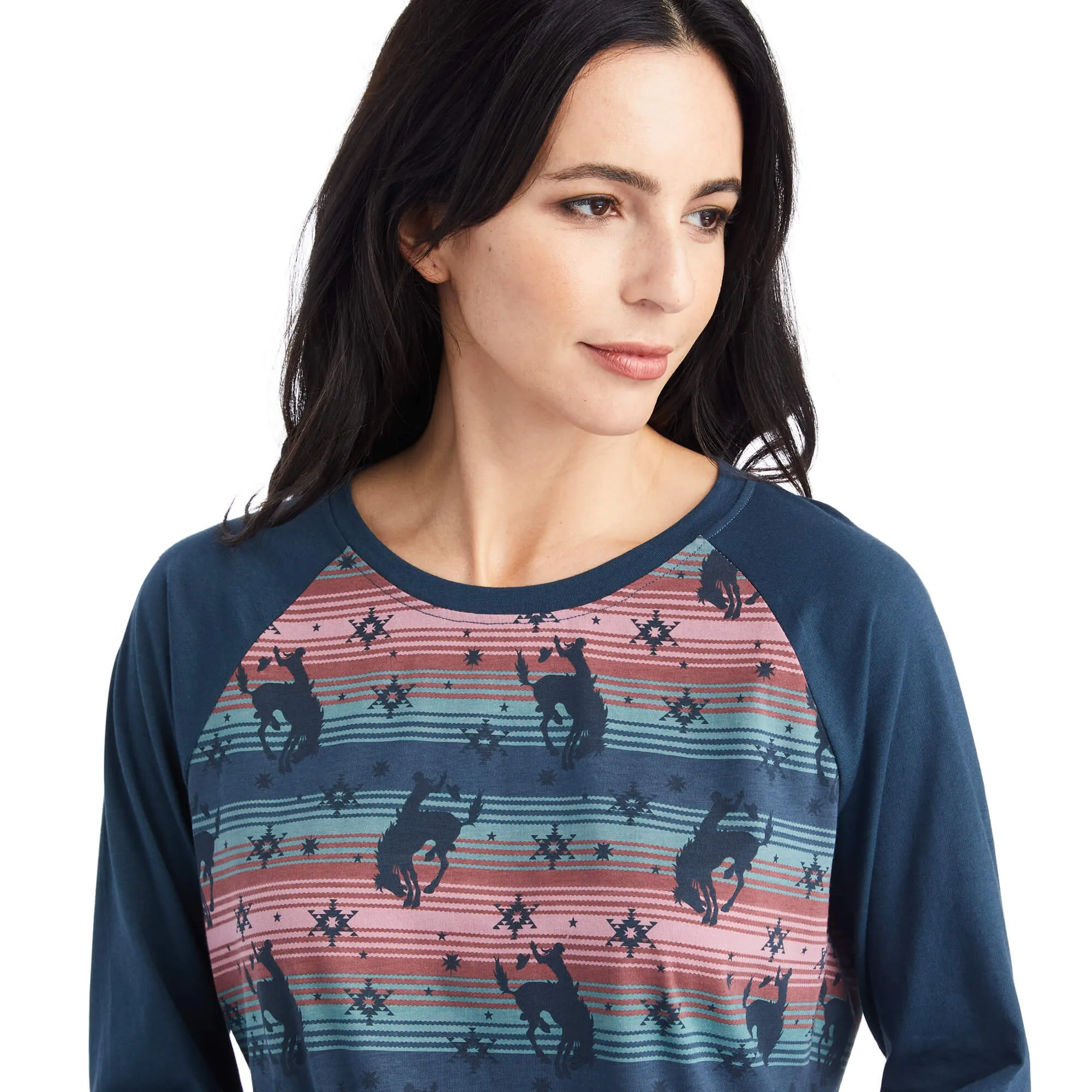 Ariat Women's Pajama Set- Bucking Serape