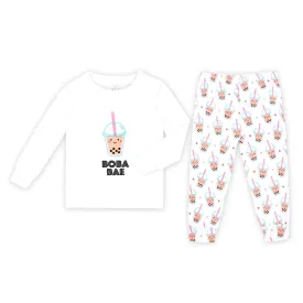 Bamboo Blend Two Piece Pajama Set - Boba