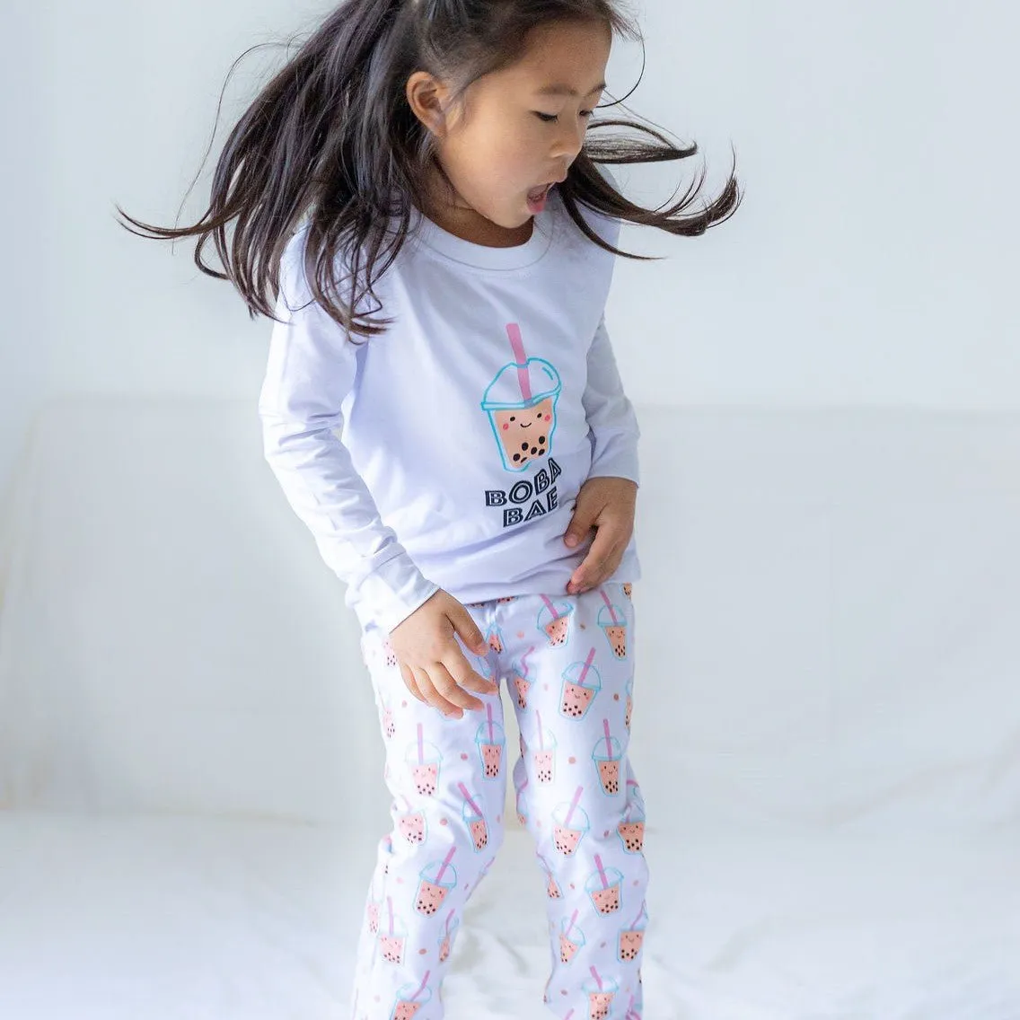 Bamboo Blend Two Piece Pajama Set - Boba