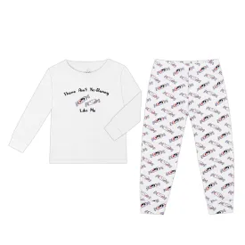 Bamboo Blend Two Piece Pajama Set - Bunny Candy