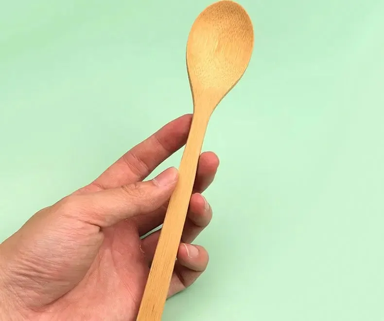 Bamboo Cutlery Fork Knife Spoon Chopstick Straw Set Dinnerware Utensils Picnic Set Eco Portable Reusable BUT06