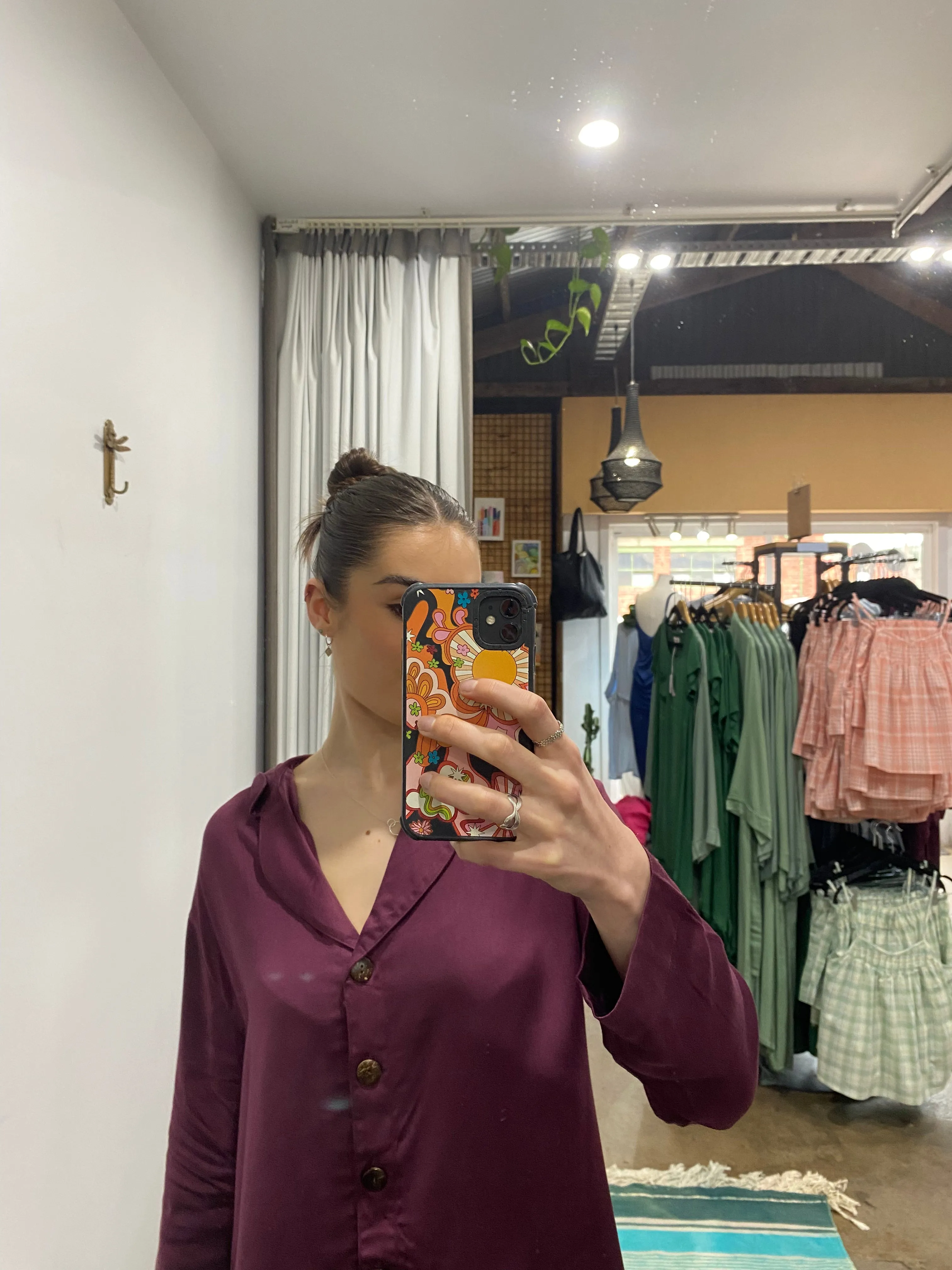 Bamboo Pyjama Set in Burgundy