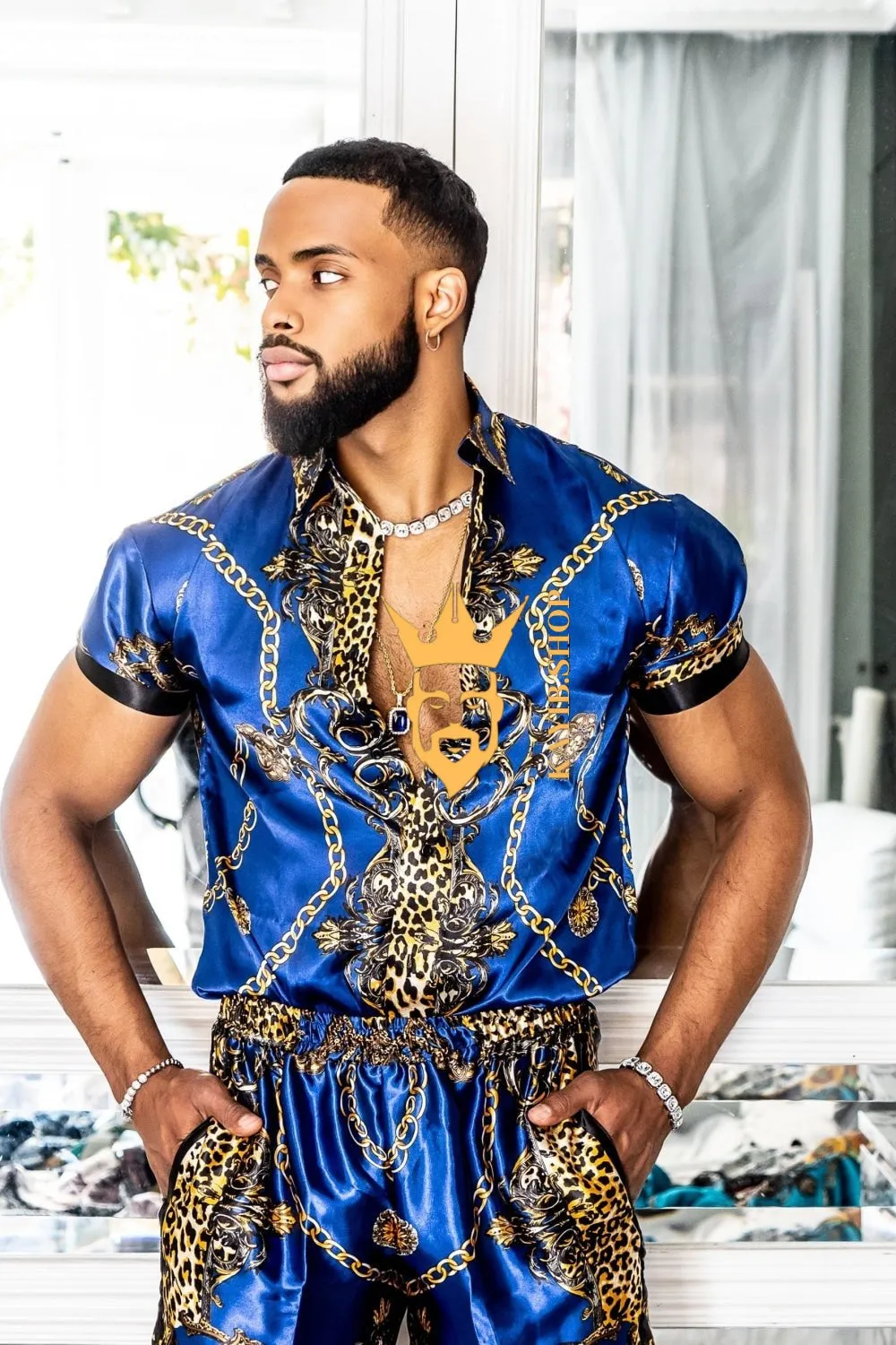 Barocco Men's Silk Set - Elevate Your Style with Pure Luxury - Hand-Sewn for Impeccable Quality