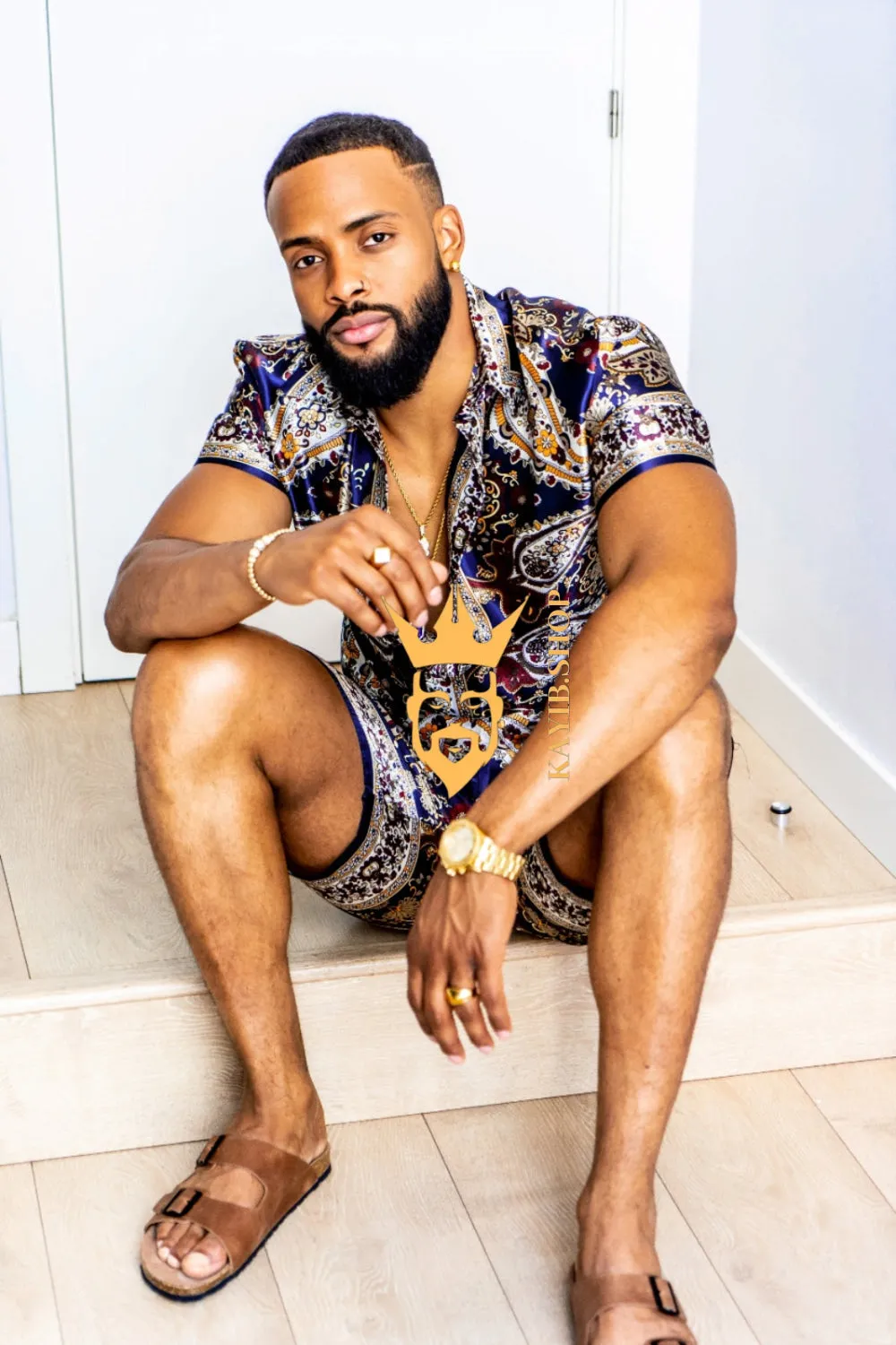 Barocco Outfits Silk Set - Elevate Your Style Game with Luxury and Personalized Fit