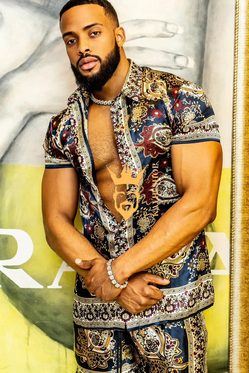 Barocco Outfits Silk Set - Elevate Your Style Game with Luxury and Personalized Fit