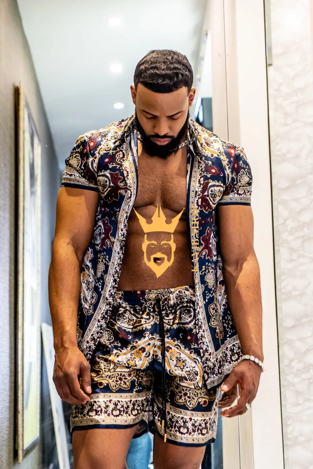 Barocco Outfits Silk Set - Elevate Your Style Game with Luxury and Personalized Fit