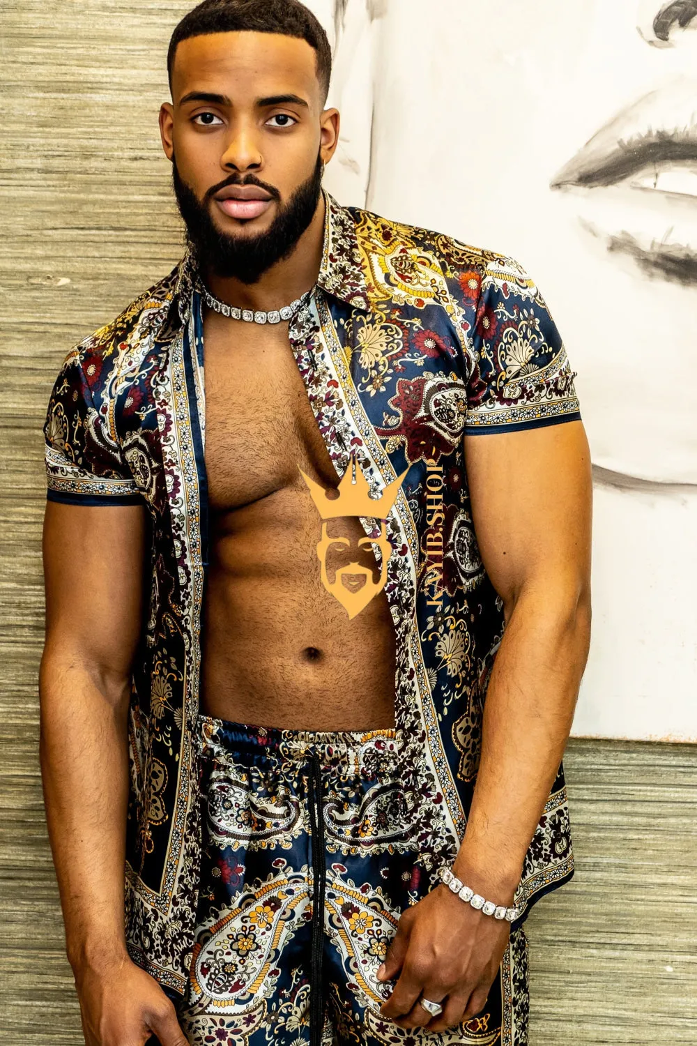 Barocco Outfits Silk Set - Elevate Your Style Game with Luxury and Personalized Fit