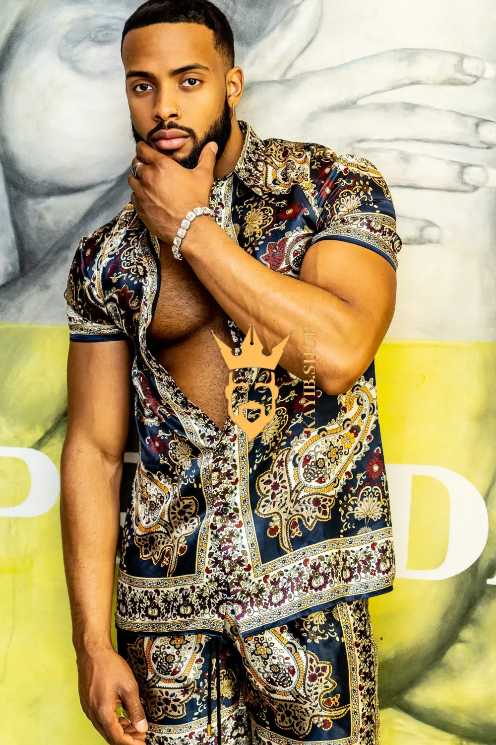 Barocco Outfits Silk Set - Elevate Your Style Game with Luxury and Personalized Fit