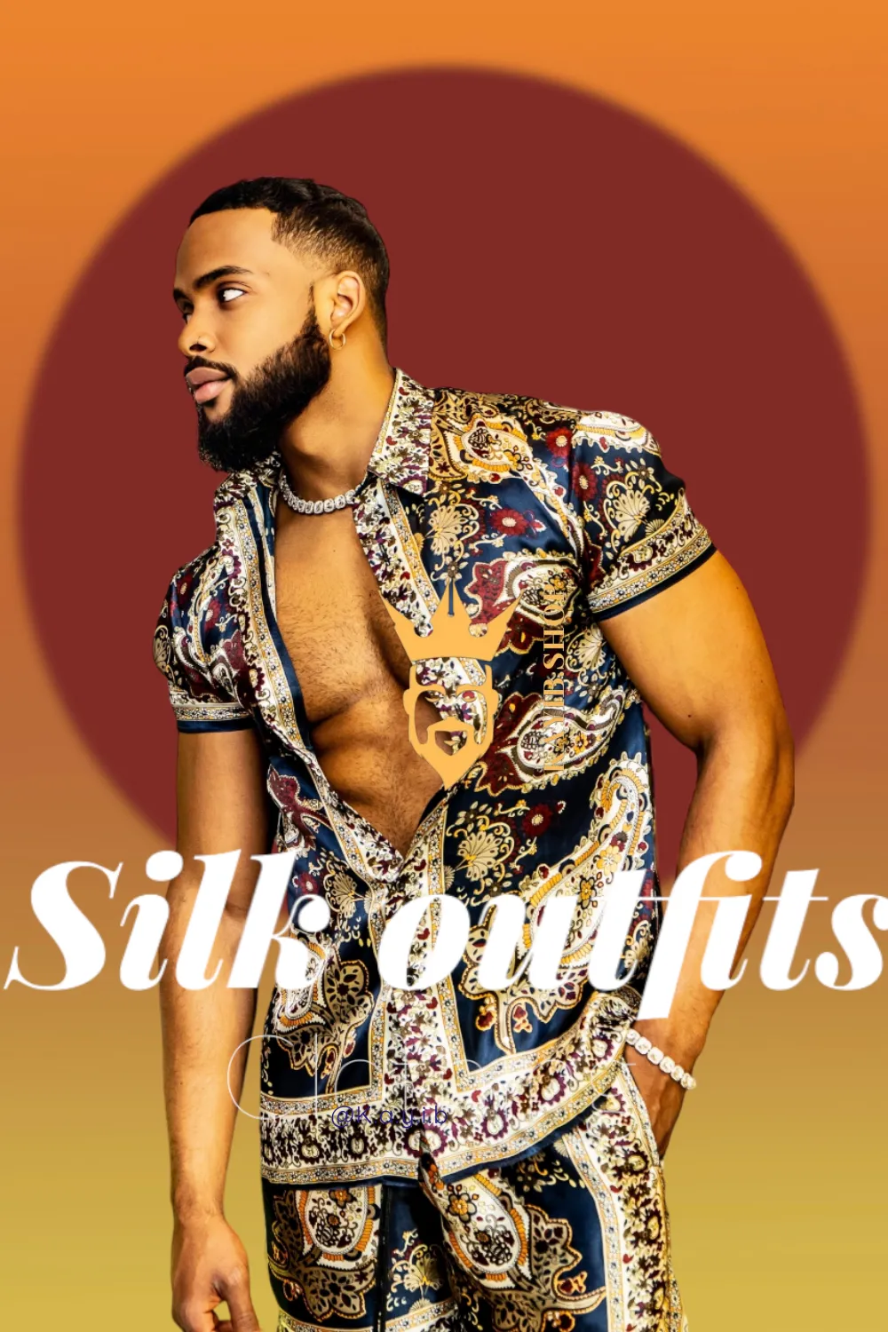 Barocco Outfits Silk Set - Elevate Your Style Game with Luxury and Personalized Fit