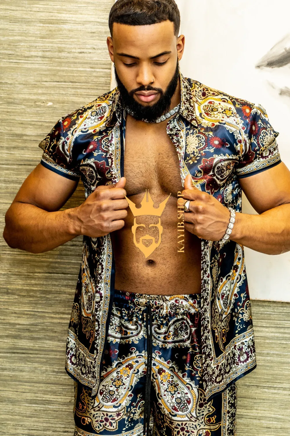 Barocco Outfits Silk Set - Elevate Your Style Game with Luxury and Personalized Fit