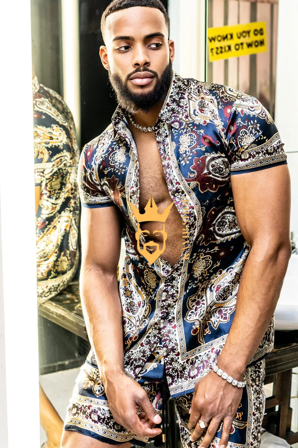 Barocco Outfits Silk Set - Elevate Your Style Game with Luxury and Personalized Fit