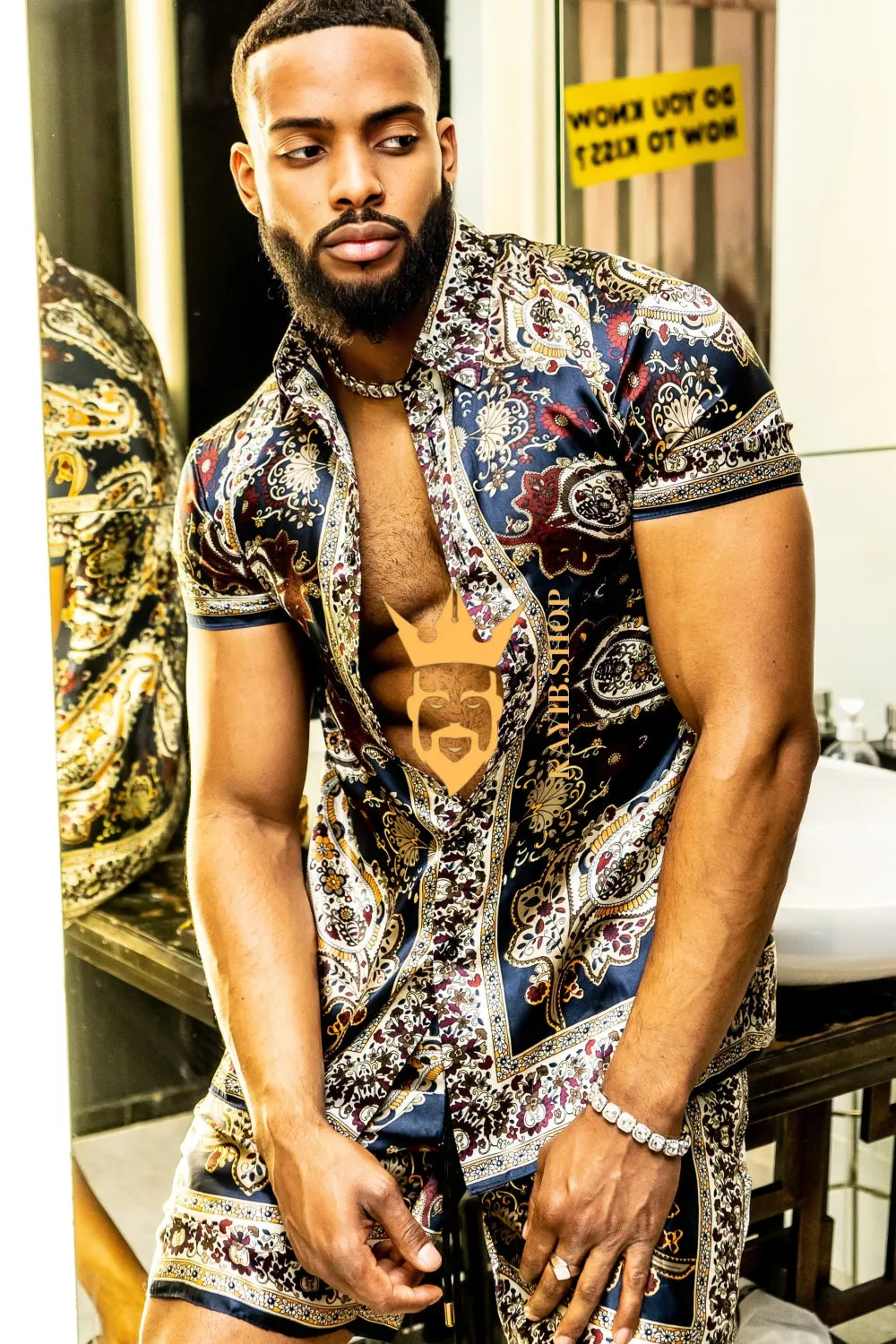 Barocco Outfits Silk Set - Elevate Your Style Game with Luxury and Personalized Fit