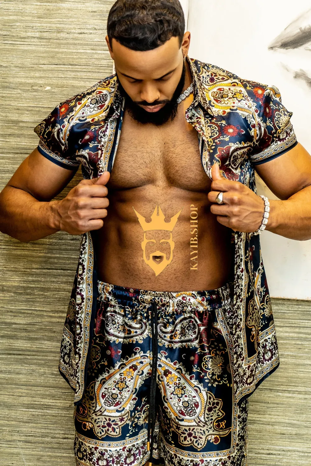 Barocco Outfits Silk Set - Elevate Your Style Game with Luxury and Personalized Fit