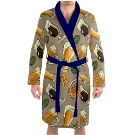 Beer and Pretzel Premium Dressing Gown