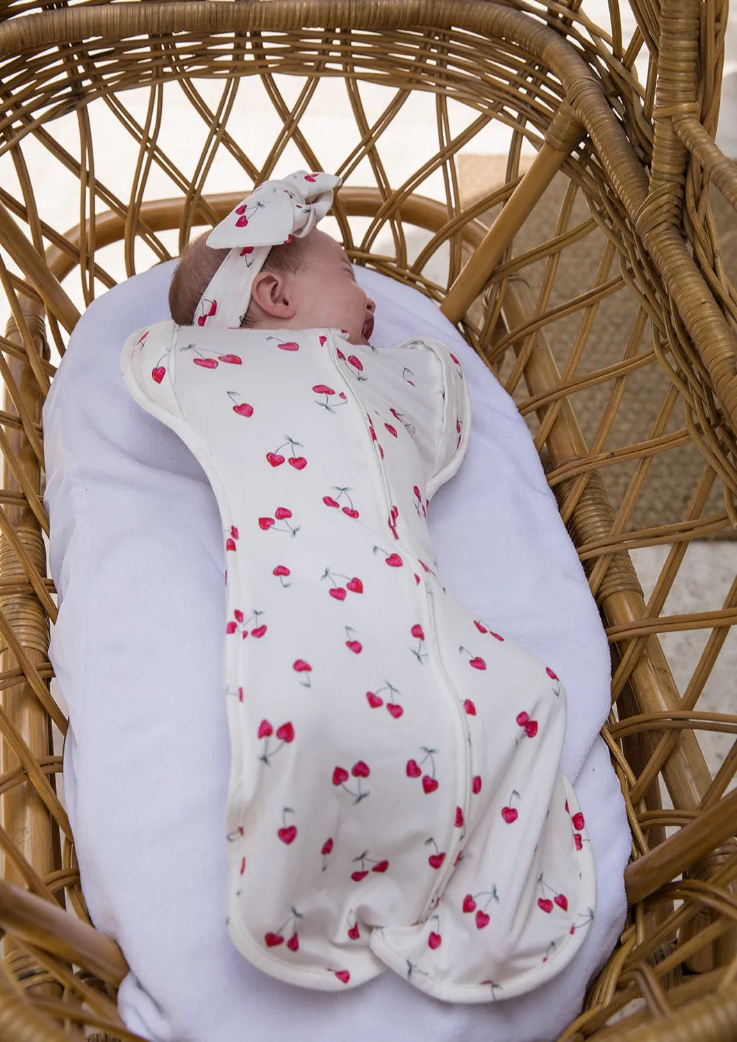 Birdie Swaddle Bag - CHERRY HEART