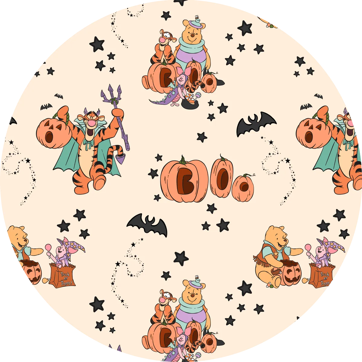 Boo Bash Pooh Boo - Bamboo Short Sleeve Short Lounge Set
