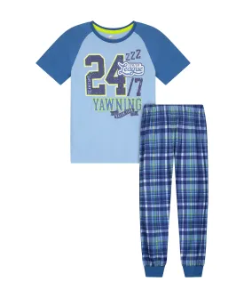 Boys 24/7 Yawning 2-Piece Pajama Sleep Pants Set