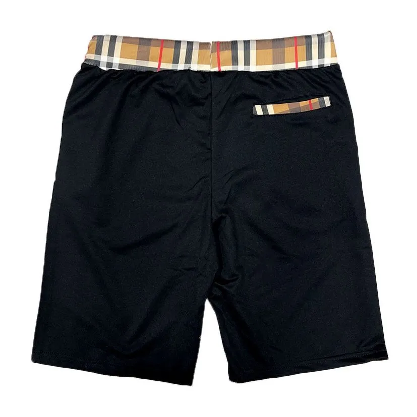 Checkered Detail Shorts
