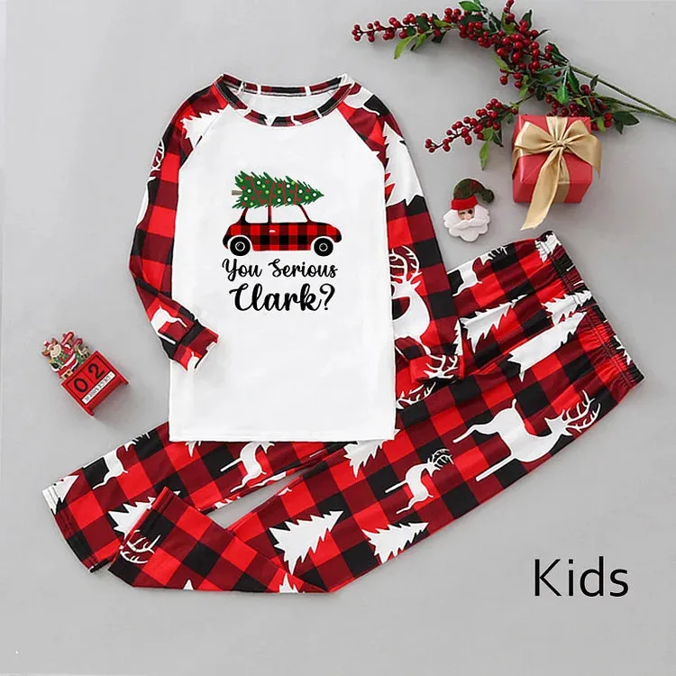Christmas Truck Print Family Matching Pajamas Sets