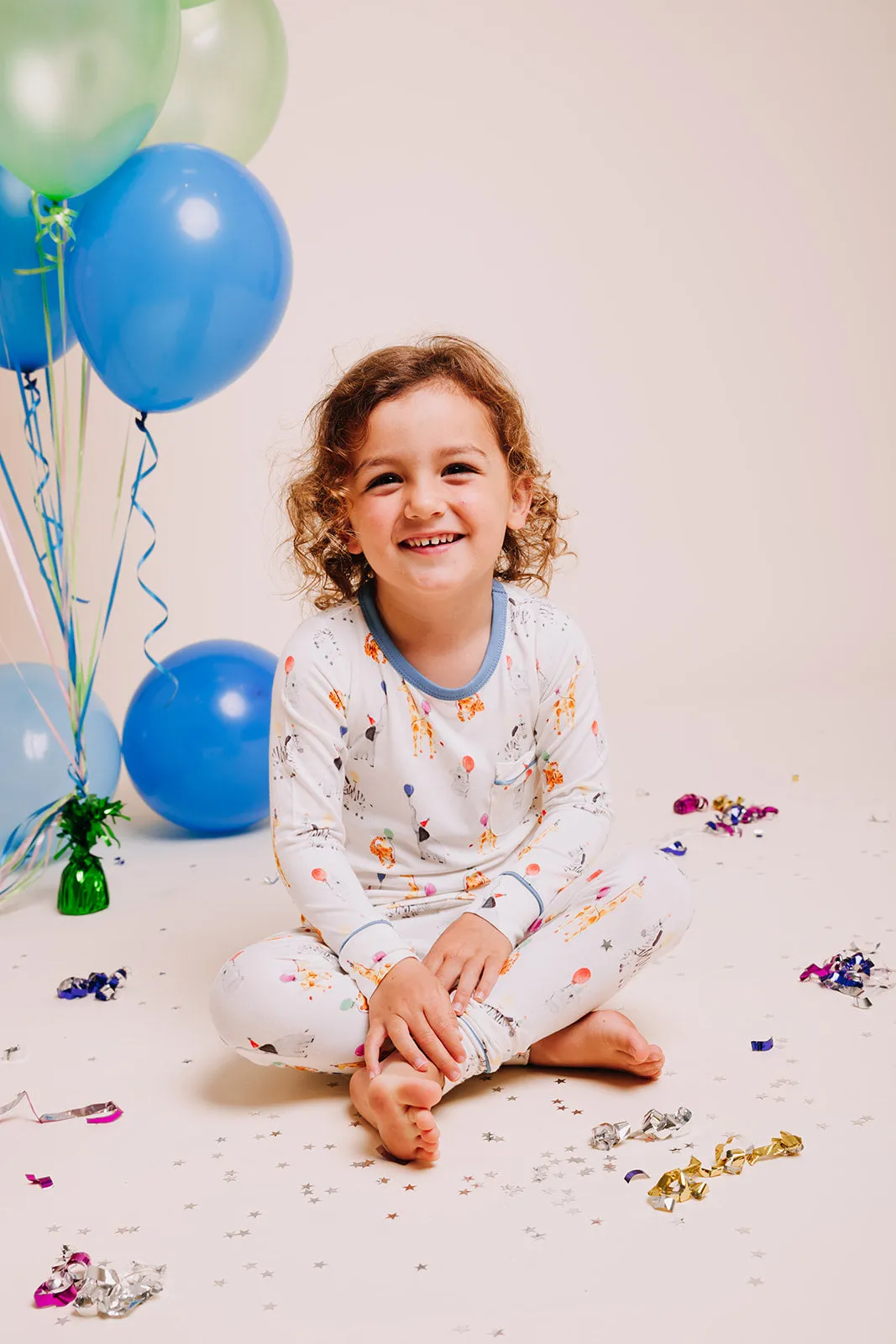 Classic Thermal Pajama - BLUE PARTY