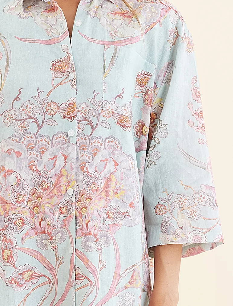 Coco Resort Linen Nightshirt