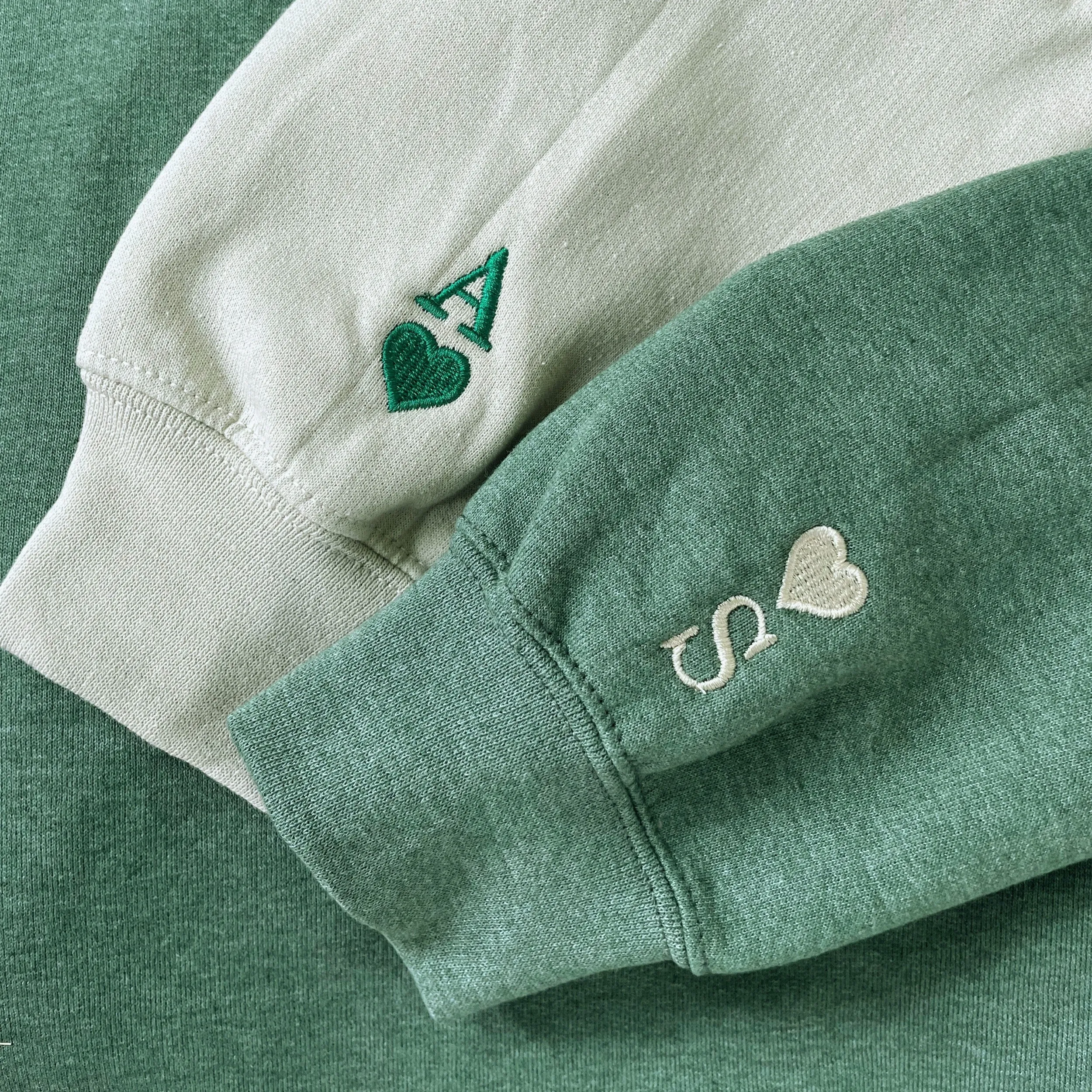 Coding Love Program Sweatshirt / Hoodie with Custom Embroidered on Sleeve