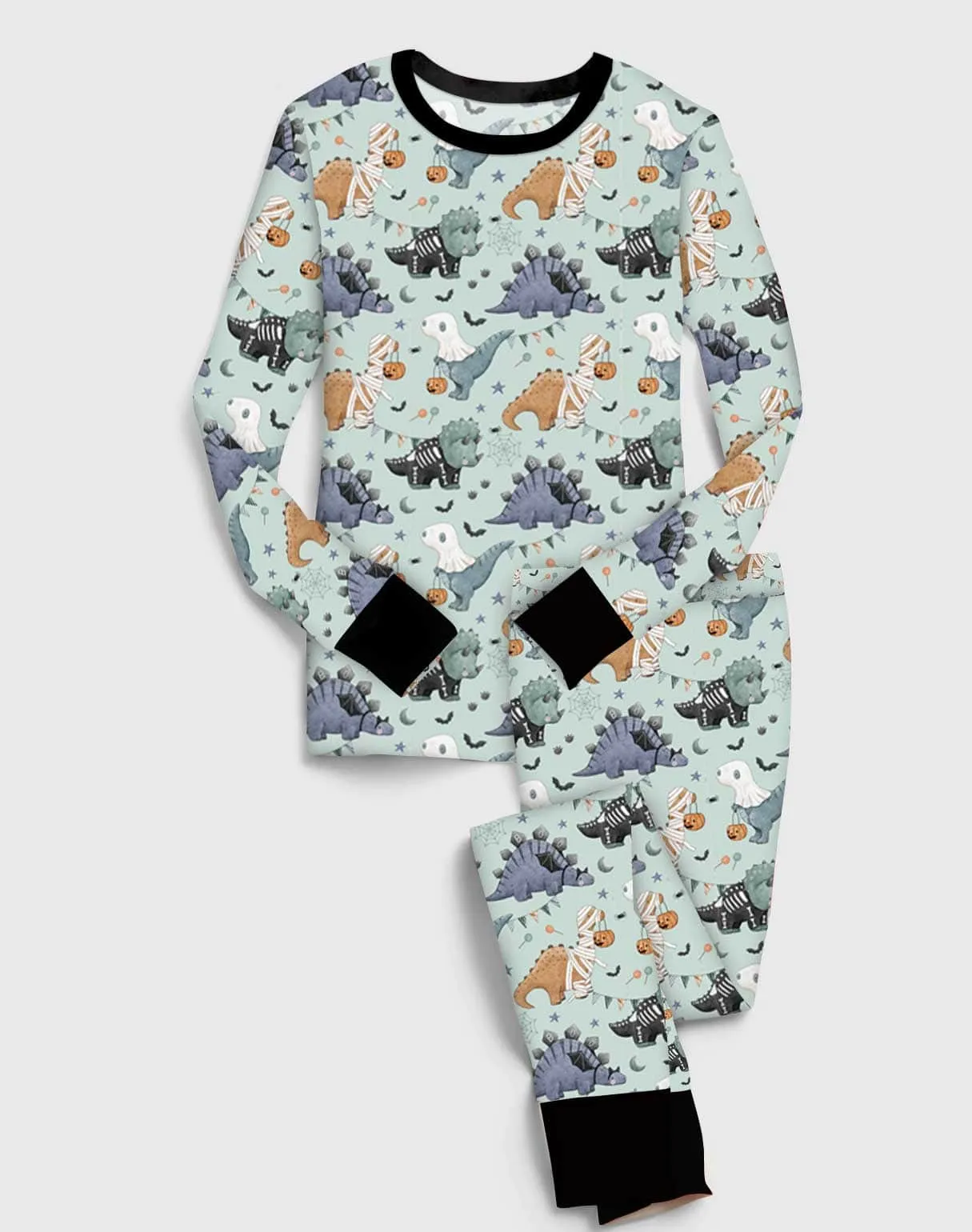 Creepy Cute Dino Treats - Bamboo Long Sleeve Lounge Set