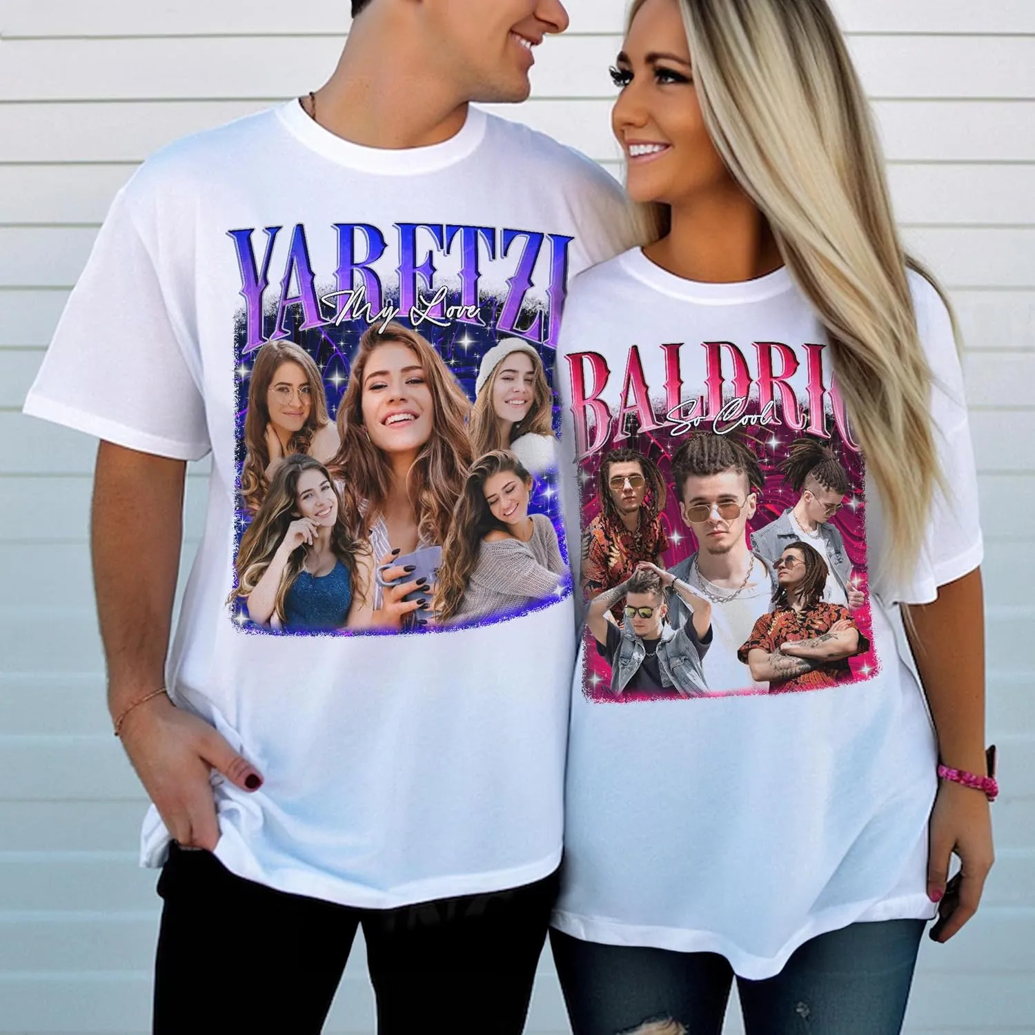 Custom Photo Shirt for Men & Women, Personalized Shirt with Picture Gift for Boyfriend Girlfriend, Dad Mom, Friends, Family