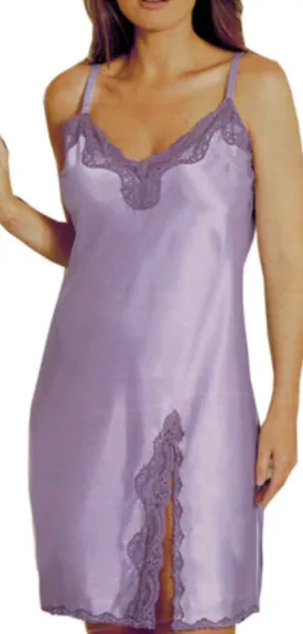 Daphne gray purple lace night gown size medium