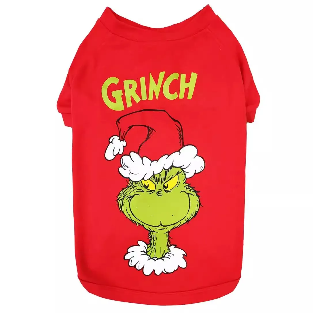 Dear Santa I can Explain! Grinch Christmas Print Family Pajama Set
