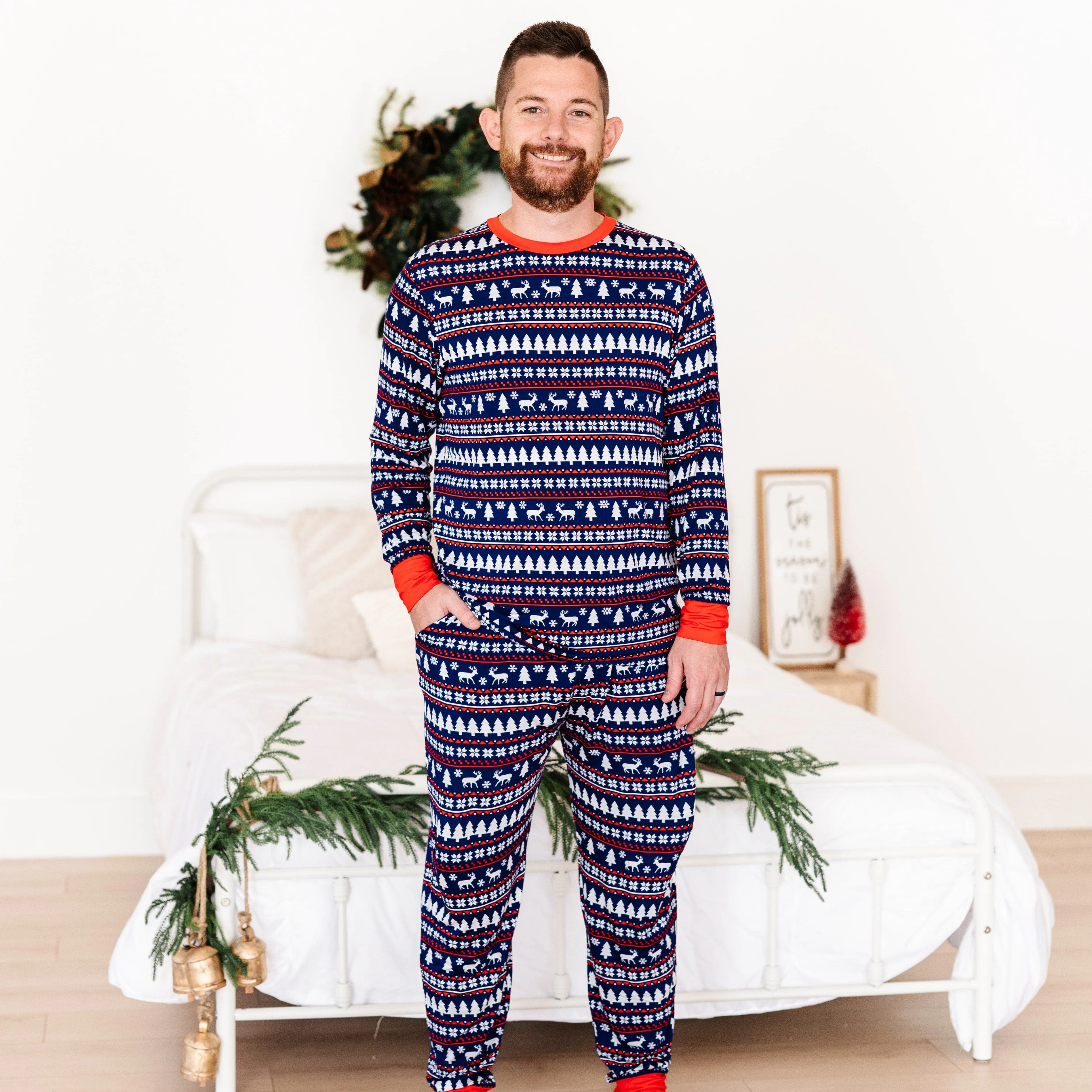 Deer Santa Men's Shirt