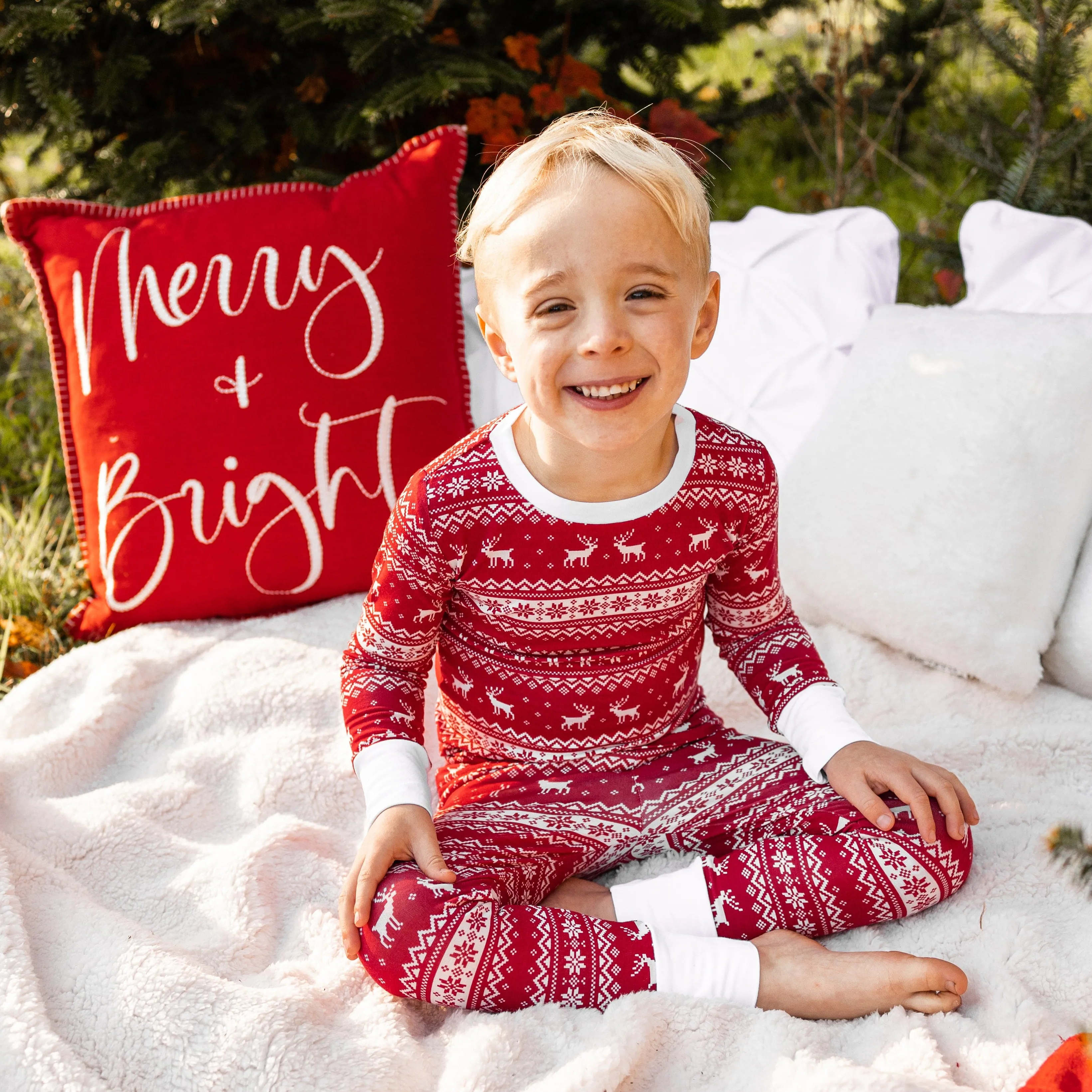 Deerly Beloved Two-Piece Pajama Set