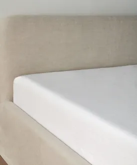 Dusk Linen Fitted Sheet