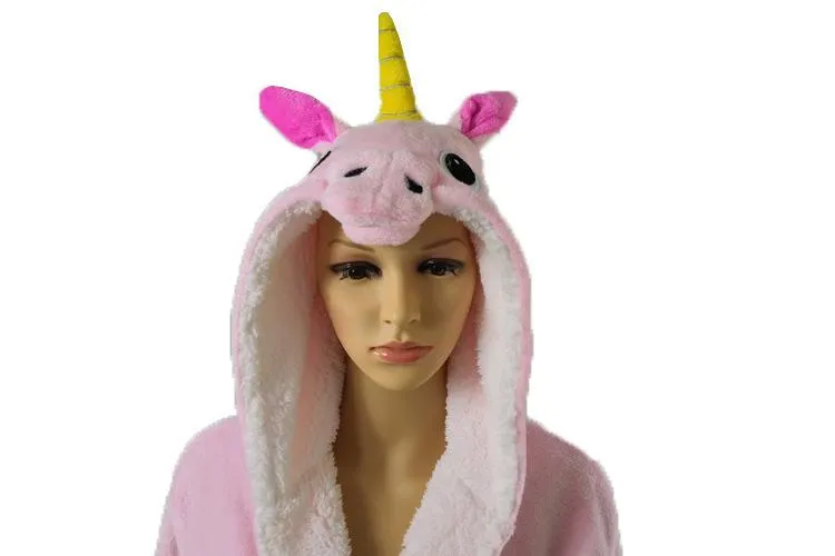 Family Matching Pajamas Unicorn Bathrobe Kigurumi Onesies