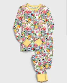 Fluffy Friends Spongey - Bamboo Long Sleeve Lounge Set