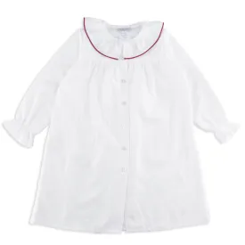 Ivory and Red Holiday Nightgown