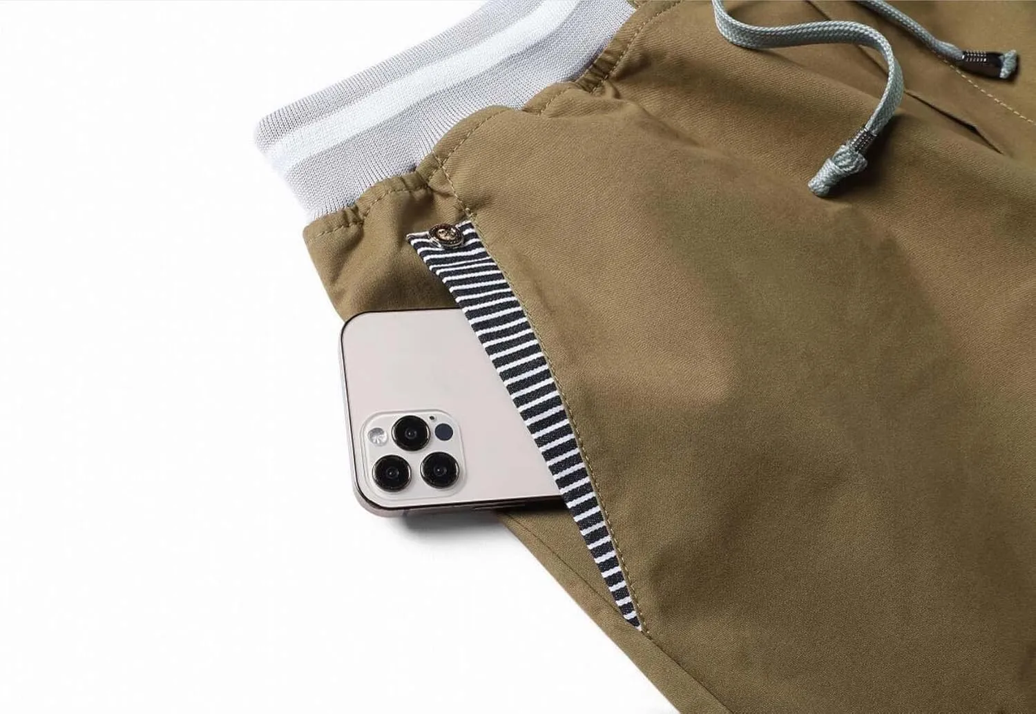 JustSun Mens Shorts Casual Classic Fit Cotton Summer Beach Shorts with Elastic Waist and Pockets