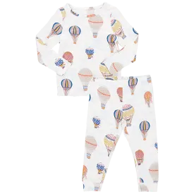 Kids Bamboo PJ Set - Hot Air Balloons