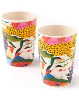 Kip & Co All Creatures Great & Small Kids Cup 2P Set