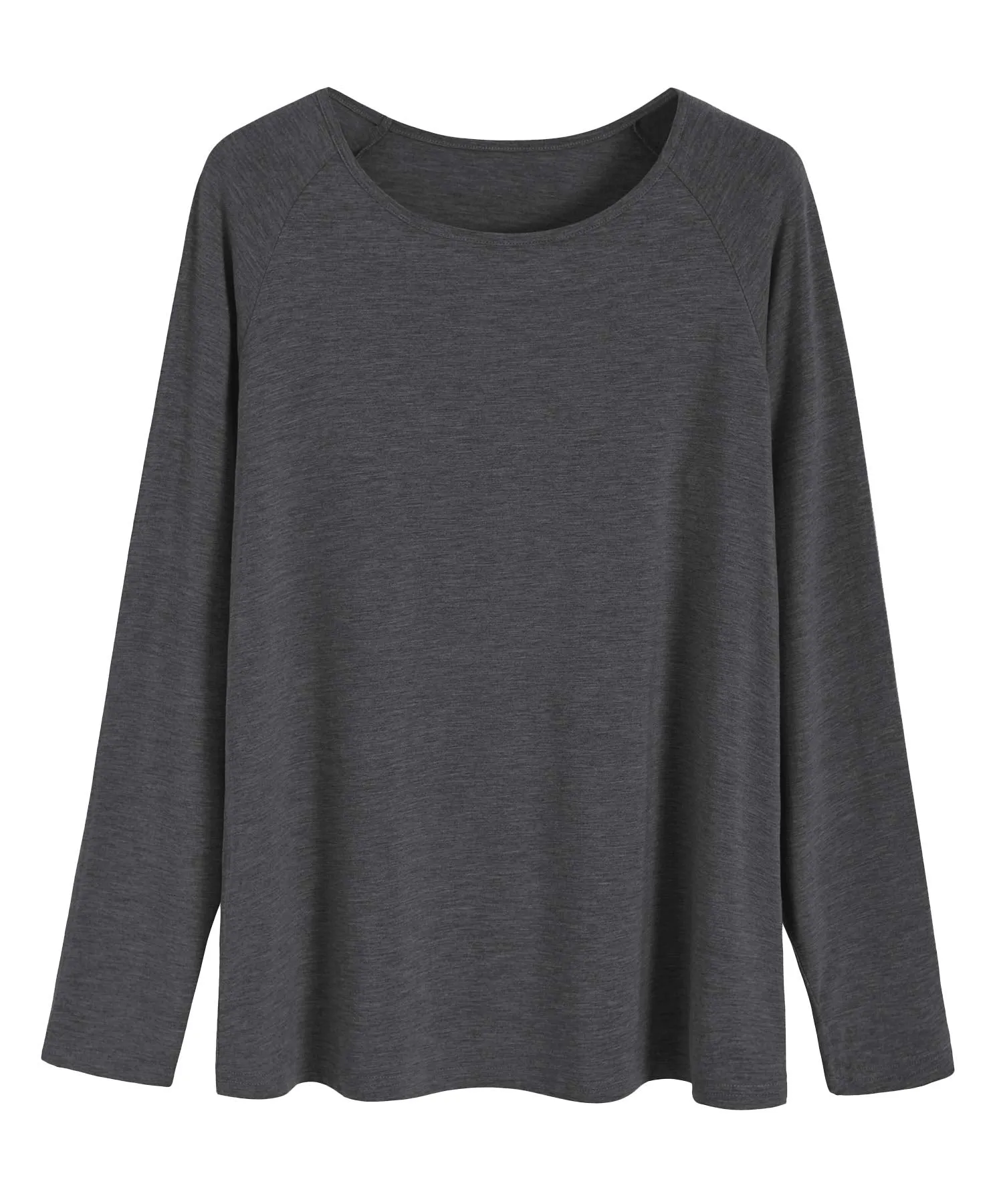 Latuza Women's Bamboo Viscose Pajamas Top Long Sleeves Sleep Shirt