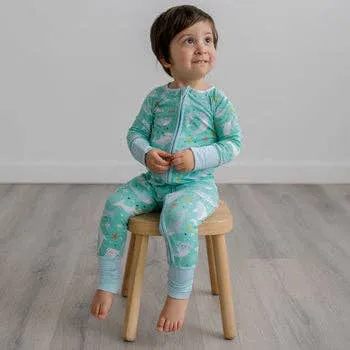Little Sleepies - Shark Soiree Bamboo Viscose Zippy 0-3 months