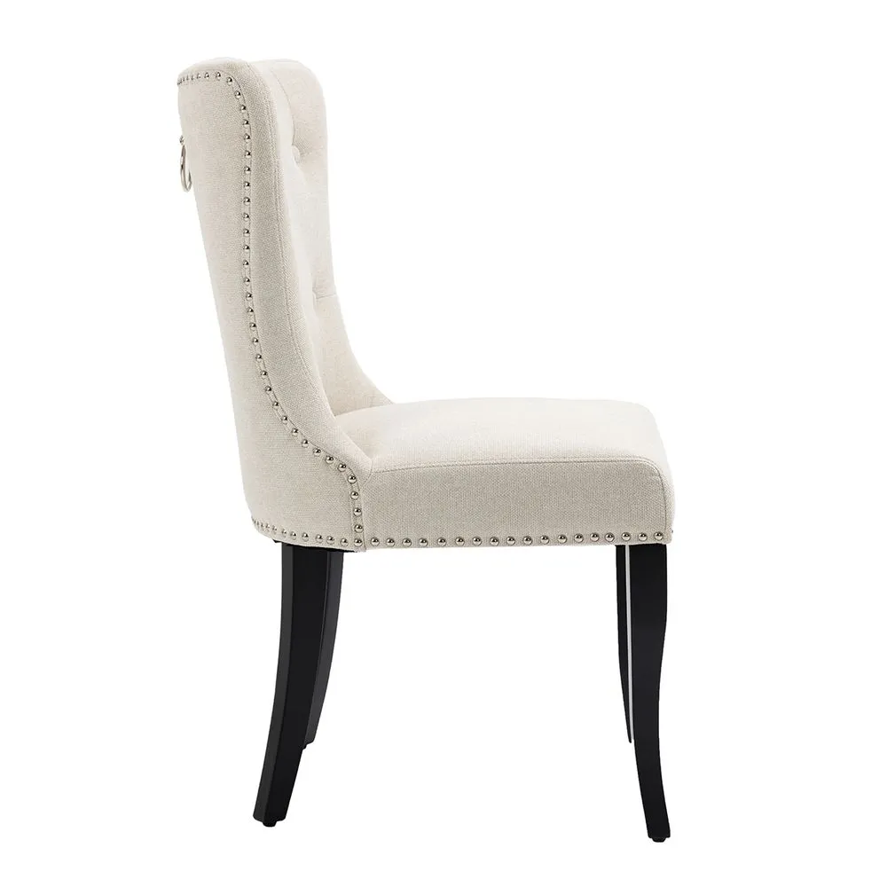 Lugano Dining Chair Set of 2 - Natural