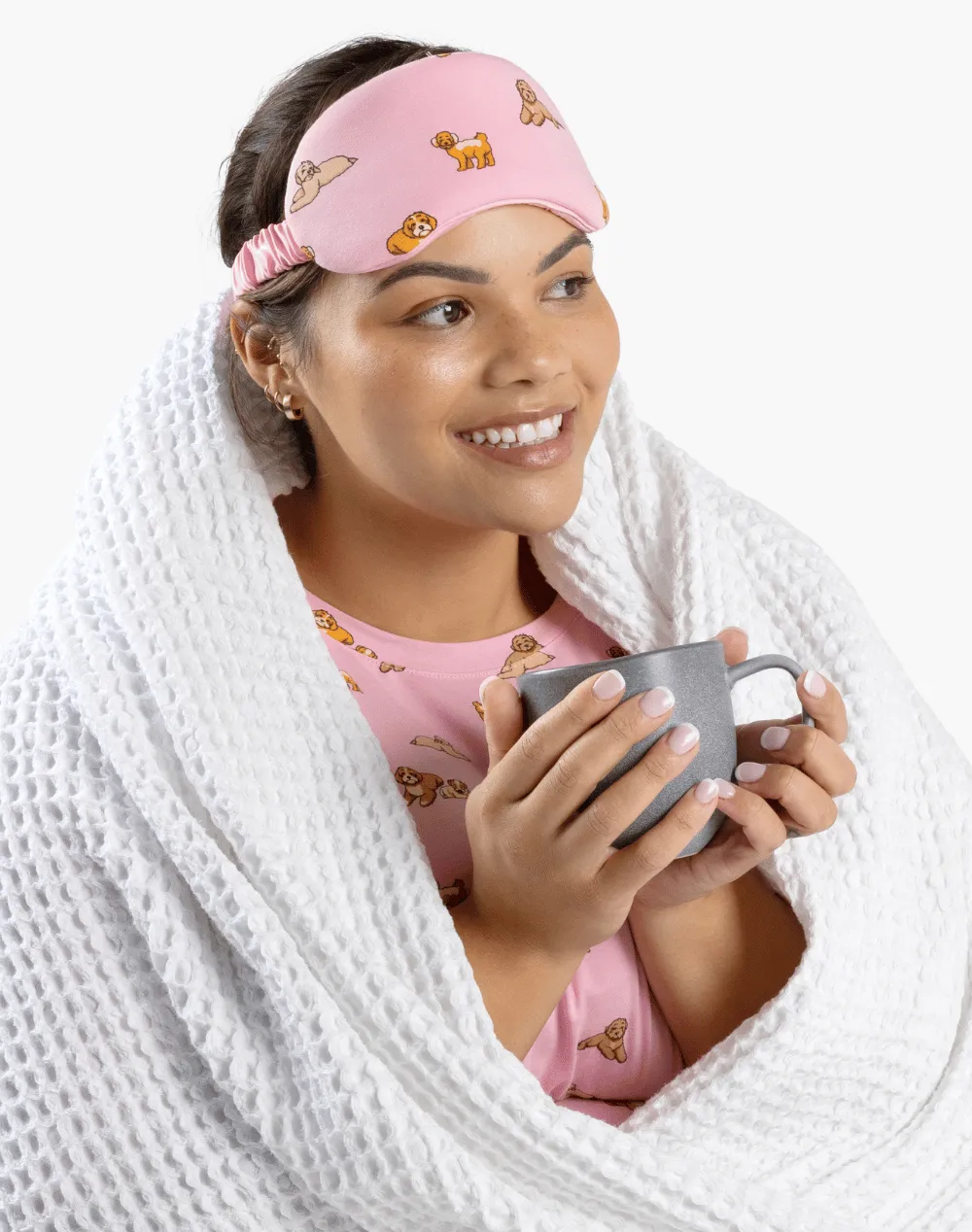 LUXE BAMBOO JERSEY CAVOODLES SLEEP MASK