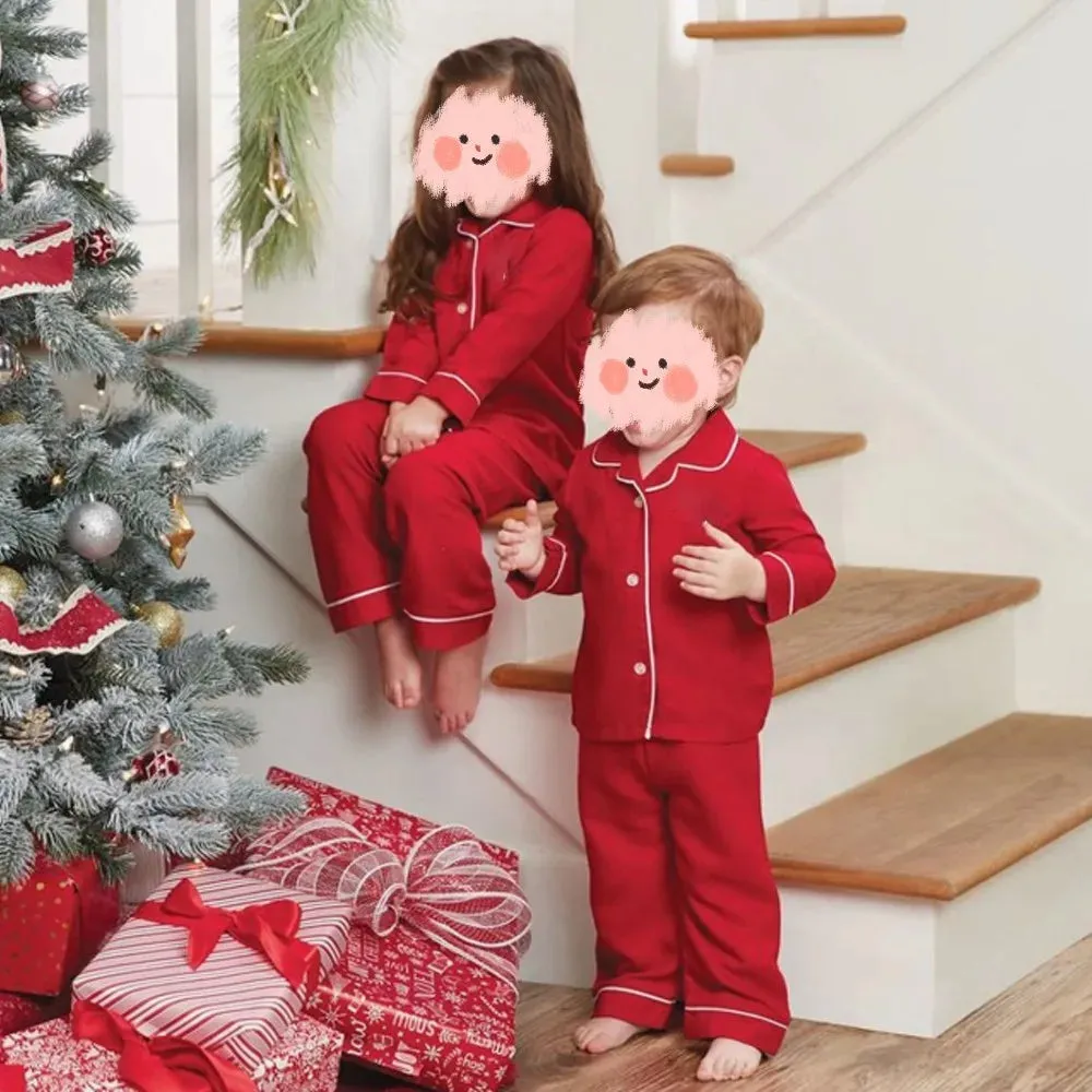 Luxury Velevt Christmas Family Pajamas Sets