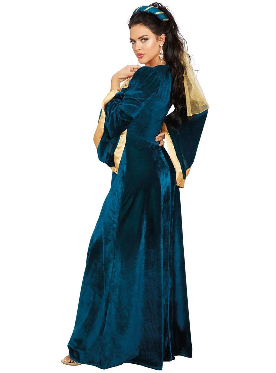 Medieval Maiden Womens Deluxe Dress Up Costume
