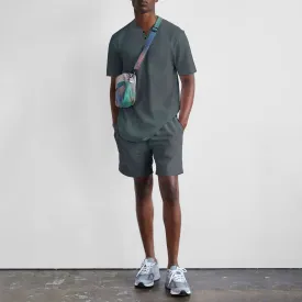Men's Imitation Cotton And Linen Short Sleeved T-Shirt and Shorts Outfit Set